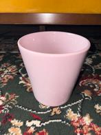 Roze Bloempot - 14cm hoog, 13cm diameter, Tuin en Terras, Bloempotten, Rond, Binnen, Ophalen of Verzenden, Zo goed als nieuw