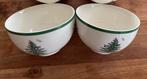 Spode christmas tree 2 groot kerst kommen/schalen 15cm, Ophalen of Verzenden, Zo goed als nieuw, Kom(men), Wedgwood