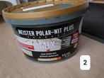 Muurverf Meister polar: antraciet/blauw, beige, bruin, Minder dan 5 liter, Ophalen, Zo goed als nieuw, Verf