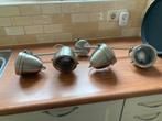 Industriële plafondlamp, Huis en Inrichting, Ophalen of Verzenden, Zo goed als nieuw, Metaal, Minder dan 50 cm