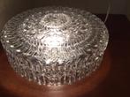 Vintage ronde Plafonniere plafondlamp RZB DKN Leuchte, Ophalen of Verzenden, Zo goed als nieuw, Glas