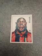 Panini sticker Calciatori 2000. Cartoon George Weah., Hobby en Vrije tijd, Stickers en Plaatjes, Verzenden, Zo goed als nieuw