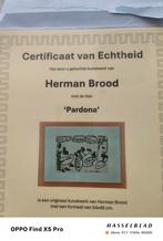 Orginele Herman Brood tekening, Ophalen