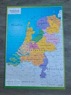 Geografische puzzel van Nederland - 104 stukjes, Ophalen of Verzenden, Meer dan 50 stukjes, Gebruikt, 6 jaar of ouder