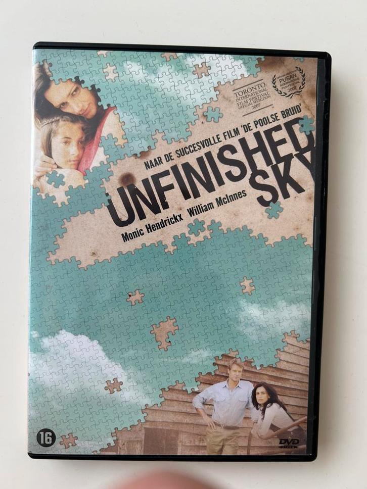 —Unfinished Sky—regie Peter Duncan, Cd's en Dvd's, Dvd's | Nederlandstalig, Zo goed als nieuw, Film, Drama, Vanaf 16 jaar, Ophalen of Verzenden