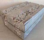 Houten kistje zilver, Ophalen of Verzenden, Minder dan 50 cm