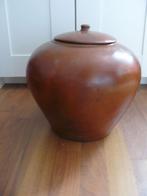 Grote sierpot met deksel., Tuin en Terras, Bloempotten, Ophalen, 40 cm of meer, Rond, Binnen