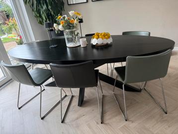 Eetkamerstoel Ikea 4 groen 2 bruin beschikbaar voor biedingen
