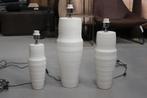3 x lampvoet tafellamp PICACHO Light & Living wit keramiek