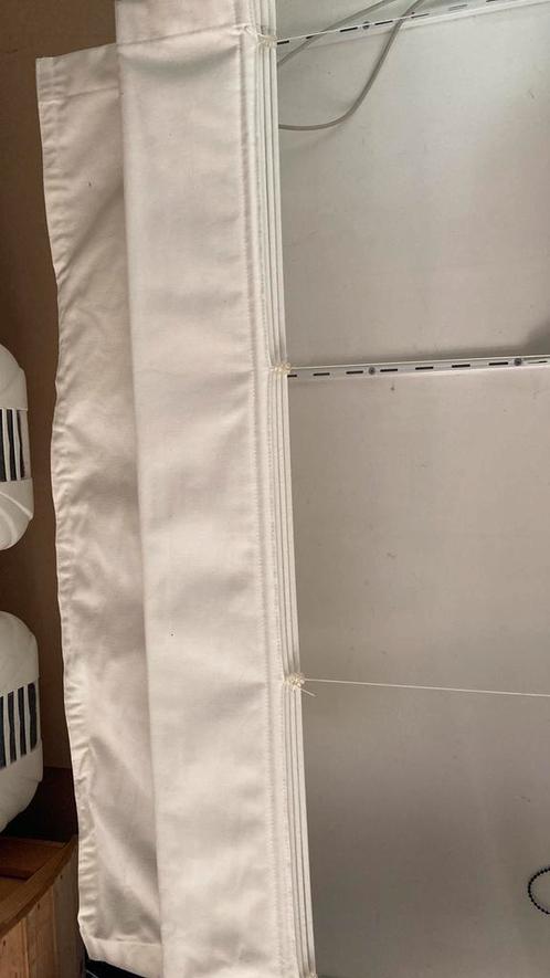 Vouwgordijnen 2x 1164x1320, Huis en Inrichting, Stoffering | Gordijnen en Lamellen, Gebruikt, 100 tot 150 cm, 100 tot 150 cm, Crème