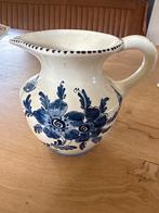 Antieke Delftse Kan met Blauwe Bloemen Decoratie - I Delft g, Antiek en Kunst, Antiek | Keramiek en Aardewerk, Ophalen of Verzenden