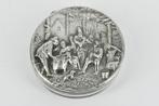 ANTIEK VERZILVERD SNUIFDOOSJE, Antiek en Kunst, Ophalen of Verzenden, Zilver