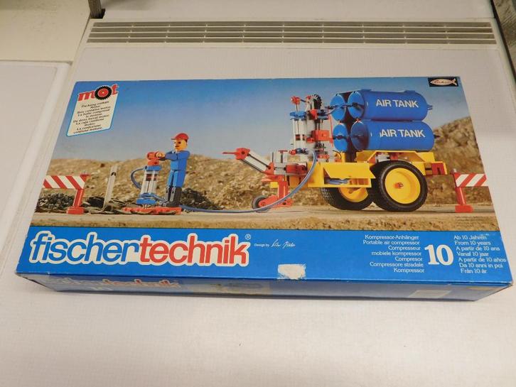 fieschertechnik 30458 doos compressor set 2, Kinderen en Baby's, Speelgoed | Bouwstenen, Gebruikt, Overige merken, Ophalen of Verzenden