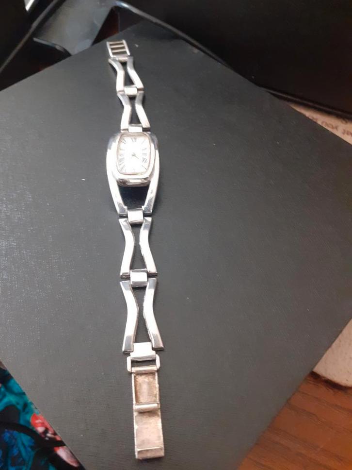 Vintage Marti Zilveren Horloge - 1973, Sieraden, Tassen en Uiterlijk, Horloges | Dames, Gebruikt, Polshorloge, Overige merken