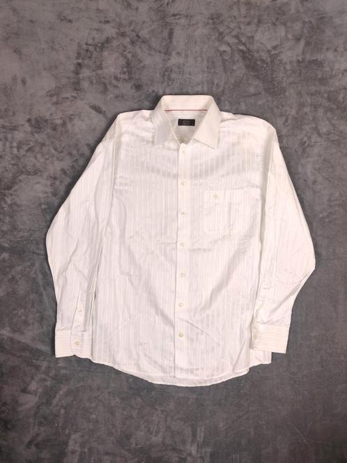 Eton Overhemd 41 / 16 Wit  Blouse Gestreept, Kleding | Heren, Overhemden, Gedragen, Halswijdte 41/42 (L), Wit, Ophalen of Verzenden