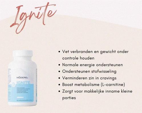 Modere. Ignate, Sieraden, Tassen en Uiterlijk, Uiterlijk | Dieet en Afvallen, Nieuw, Pillen, Verzenden