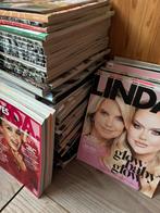 Grote stapel tijdschriften: Linda, &C, Linda loves, Boeken, Tijdschriften en Kranten, Ophalen, Zo goed als nieuw, Damesbladen