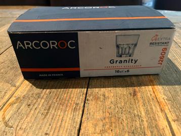 Arcoroc Granity Glazen - Set van 6 beschikbaar voor biedingen
