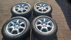 Winterbanden renault megane scenic 205 60 16 5x114.3 velgen, Ophalen, Gebruikt, 16 inch, Banden en Velgen