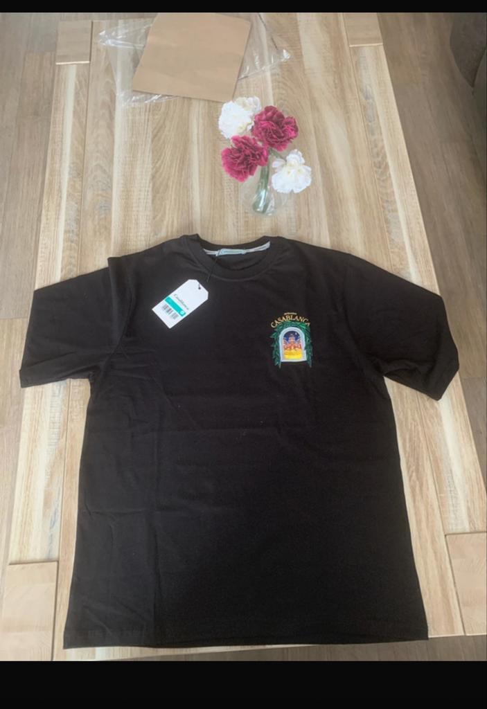 Black Avenida Casablanca T-shirt, Kleding | Heren, T-shirts, Zo goed als nieuw, Zwart, Ophalen of Verzenden