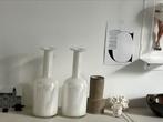 White Danish Vase by Otto Brauer  Holmegaard, Denmark, 1960s, Antiek en Kunst, Ophalen of Verzenden