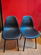 Te koop: twee zwarte kinderstoeltjes, Ophalen, Zwart, Twee