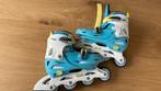 Skeelers Nijdam maat 34 35 36 37 blauw wit geel, Sport en Fitness, Overige merken, Kinderen, Ophalen of Verzenden, Inline skates 4 wielen