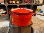 Grote rood emaille pan, Ophalen of Verzenden
