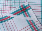 2 Vintage NIEUWE katoen theedoek keukendoek 65 x 65 cm (N47), Huis en Inrichting, Keuken | Textiel, Ophalen of Verzenden, Nieuw