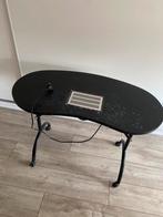 Nagel tafel inklapbaar met afzuiging, Huis en Inrichting, Gebruikt, Ophalen of Verzenden, 75 cm of meer, Rechthoekig