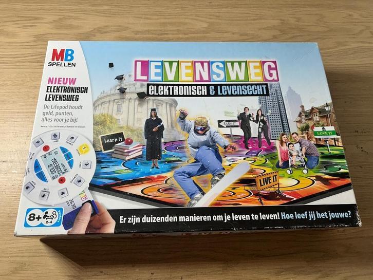 Levensweg Elektronisch & Levensecht Bordspel, Hobby en Vrije tijd, Gezelschapsspellen | Bordspellen, Zo goed als nieuw, Ophalen of Verzenden