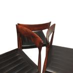 Fantastisch vintage rosewood Moller Lubke Deens design stoel, Huis en Inrichting, Stoelen, Scandinavisch design, Drie, Gebruikt
