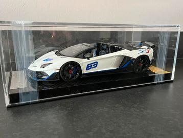 Lamborghini Aventador SVJ Roadster Ultra Unique 1:18 white beschikbaar voor biedingen