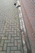 2 betonpalen voor schutting en een paar bandjes, Tuin en Terras, Ophalen, Gebruikt, Overige materialen, Minder dan 3 meter