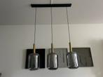 Peglio Hanglamp Glas Smoke, Huis en Inrichting, Lampen | Hanglampen, Ophalen, Gebruikt, Glas, Minder dan 50 cm