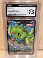 CGC 9.5 Tyranitar V - Battle Styles, Ophalen of Verzenden, Zo goed als nieuw, Losse kaart