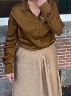 Blouse van Purdey, Ophalen of Verzenden, Zo goed als nieuw, Maat 36 (S), Bruin