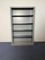 Roldeurkast Steelcase, grijs/wit, H 195 x B 120 x D 45 cm., Gebruikt, Ophalen