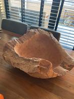 Grote steak schaal, Ophalen, Rond, Hout