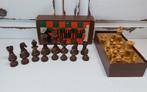 Staunton schaakspel, vintage, Hobby en Vrije tijd, Gezelschapsspellen | Bordspellen, Gebruikt, ., Ophalen of Verzenden, Staunton