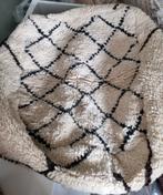 Beni Ouarain berber poef, marokkaanse zitkussen zwart wit, Verzenden, Zo goed als nieuw, 50 tot 75 cm, 50 tot 75 cm