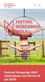 Hongerige Wolf festival weekend paspartout, Twee personen