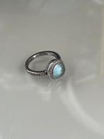 Ti Sento zilveren turquoise ring ZGAN maat 16,5 / 52, Ophalen of Verzenden, Dame, Zilver, Kleiner dan 17