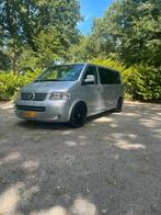 Volkswagen Transporter 2.5 TDI 1.0 96KW DC AUT 2007, Auto's, Bestelauto's, Zwart, Volkswagen, Diesel, 6 stoelen