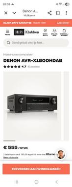 Denon AVR- X1800HDAB, Ophalen, Nieuw, 120 watt of meer, Denon