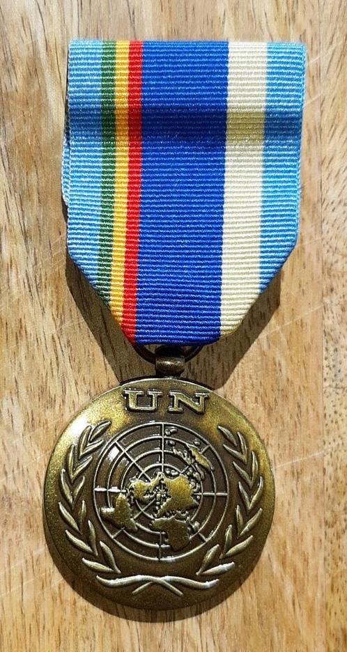 VN UN medaille onderscheiding Mali MINUSMA, Verzamelen, Militaria | Algemeen, Landmacht, Lintje, Medaille of Wings, Nederland