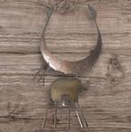 Hmong Miao metalen statement ketting vis olifant  0707, Gebruikt, Overige kleuren, -, -