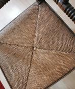 Hoekstoeltje bobbin biezen zitting puntgaaf, Antiek en Kunst, Antiek | Meubels | Stoelen en Banken, Ophalen