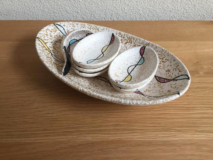 Pinda Set Rullo Techniek Gouda Holland eind 50er jaren., Antiek en Kunst, Curiosa en Brocante, Ophalen of Verzenden