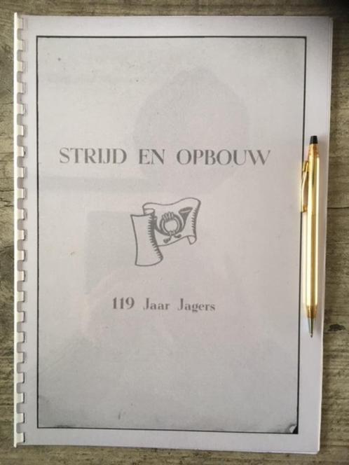 STRIJD EN OPBOUW 119 Jaar Jagers, Boeken, Oorlog en Militair, Nieuw, Landmacht, 1945 tot heden, Ophalen of Verzenden